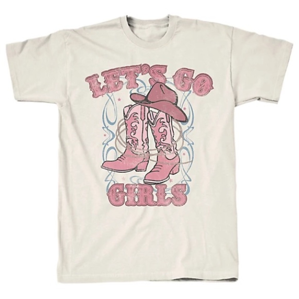 Women’s Cream 'Let's Go Girls' T-Shirt